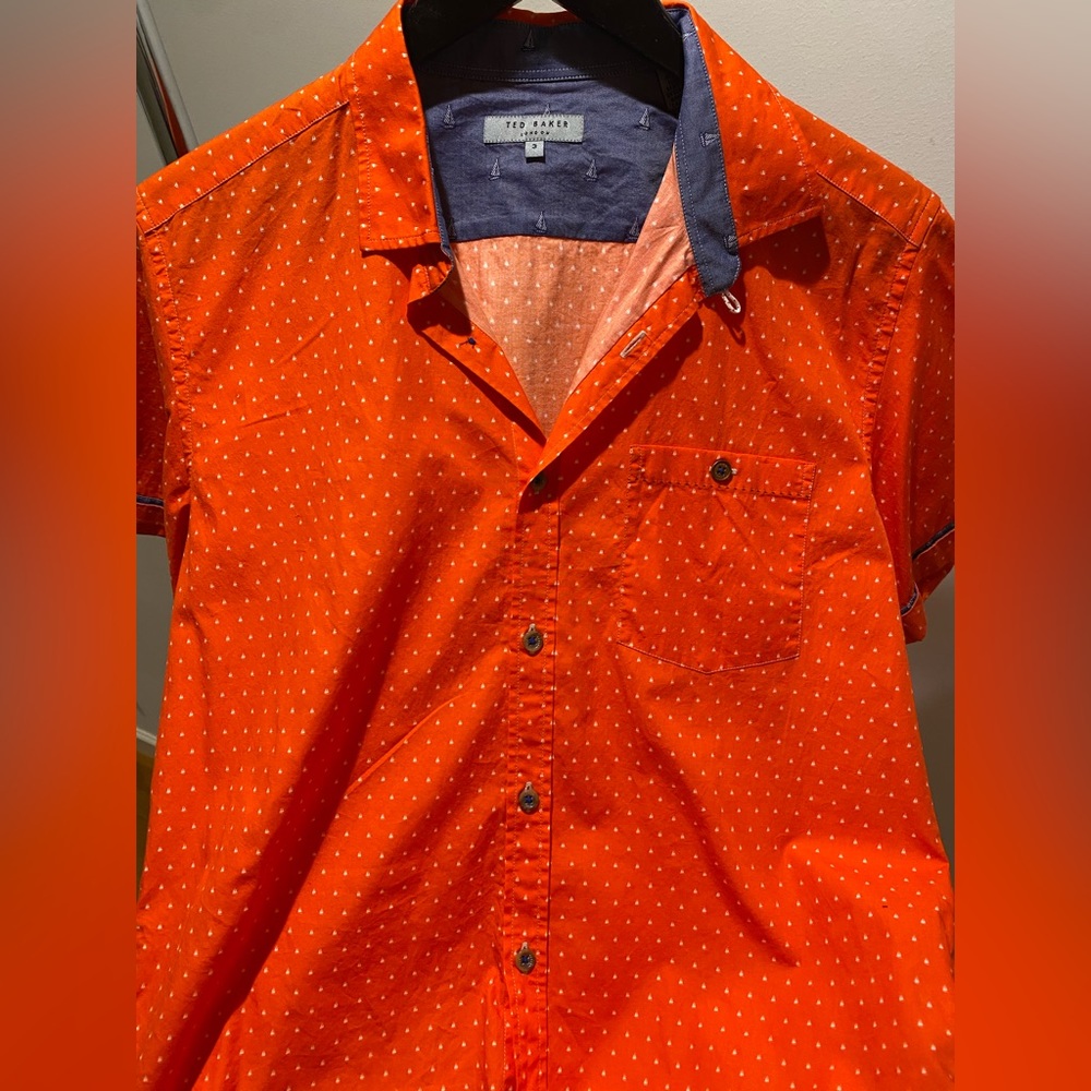 Ted baker button down shirt, size 3